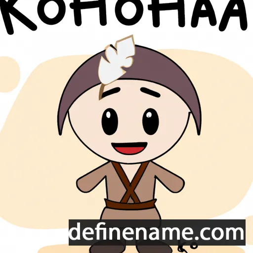 Kokoha cartoon