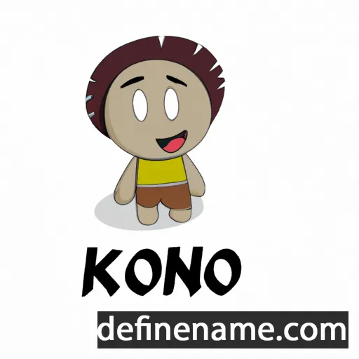 cartoon of the name Kokono