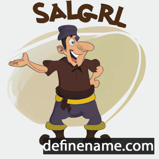 cartoon of the name Kola-sariğ