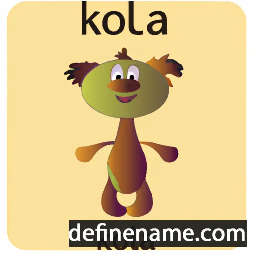 Kola cartoon