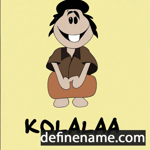 cartoon of the name Kolaiah