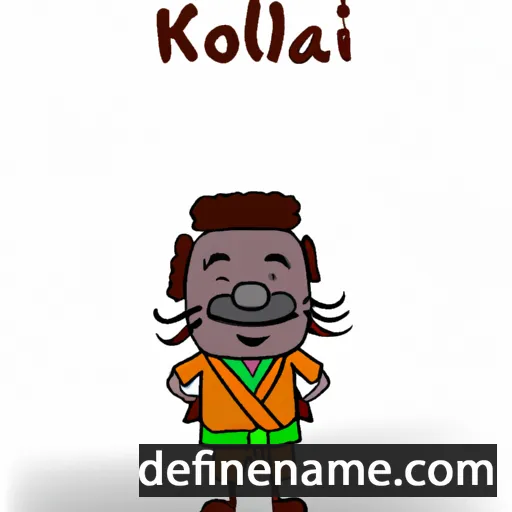 cartoon of the name Kolau