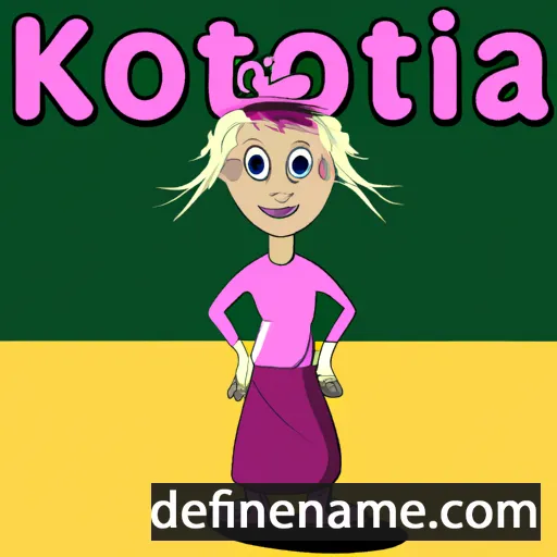 cartoon of the name Koletta