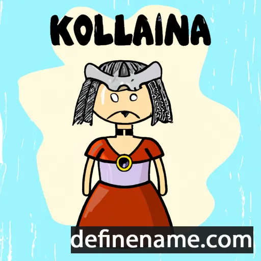 cartoon of the name Kolfinna