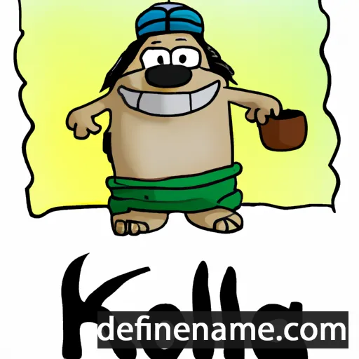 cartoon of the name Koli