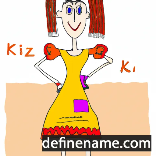 cartoon of the name Kolina