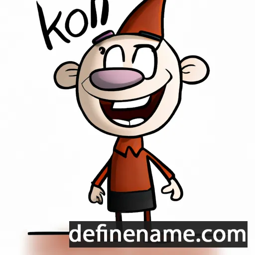 cartoon of the name Koll