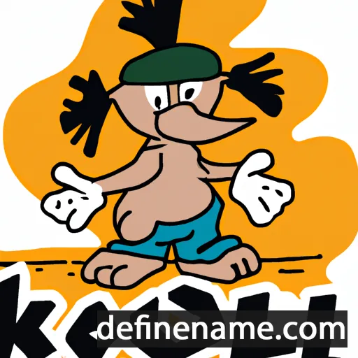 cartoon of the name Kolli