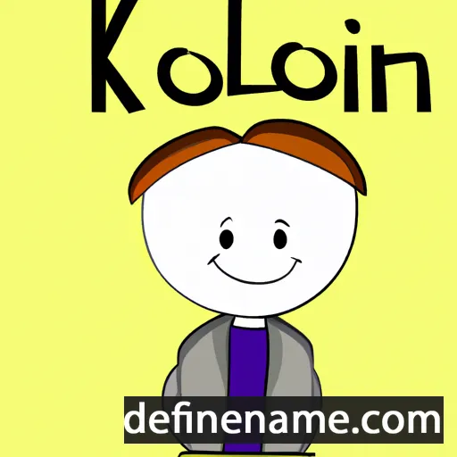 cartoon of the name Kollyn