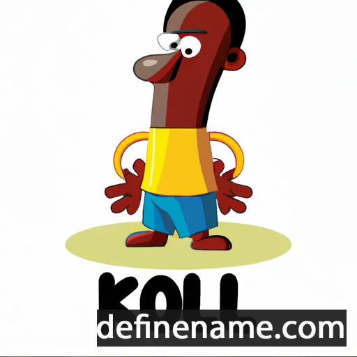 cartoon of the name Kolo