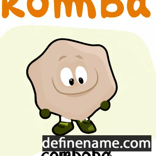 cartoon of the name Kolomba