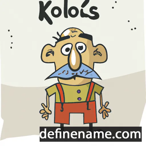 cartoon of the name Kolozs