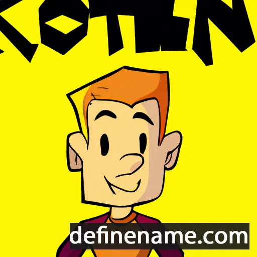 cartoon of the name Kolten