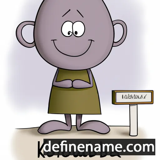 cartoon of the name Kolumba