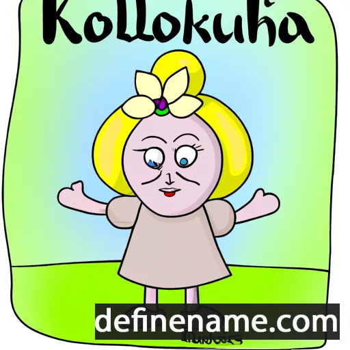 cartoon of the name Kolumbina