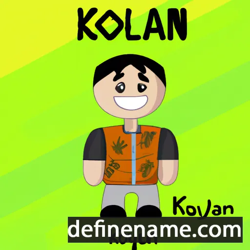 cartoon of the name Kolyan