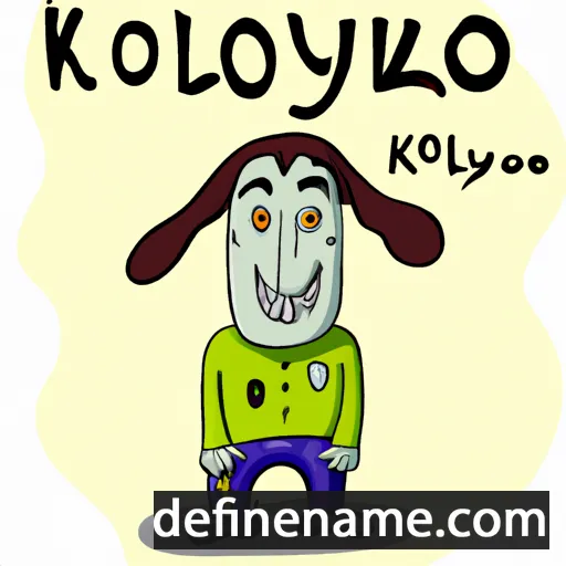 Kolyo cartoon