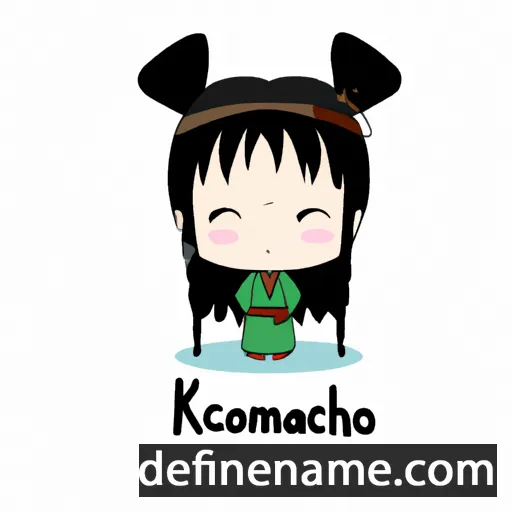 cartoon of the name Komachi