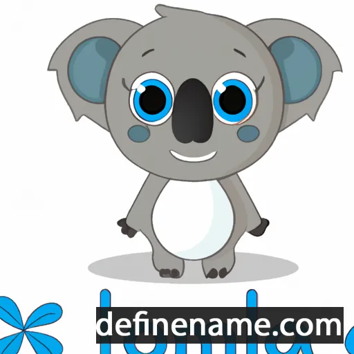 cartoon of the name Komala