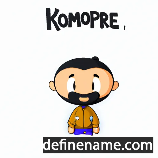 cartoon of the name Komalpreet