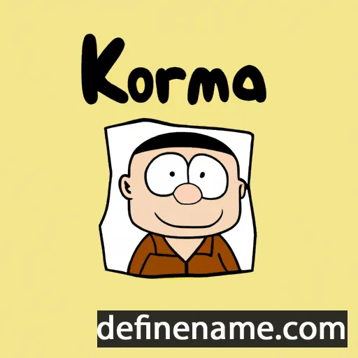 cartoon of the name Komar