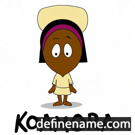 cartoon of the name Komariah