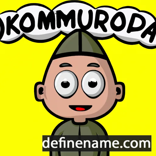 cartoon of the name Komaruddin