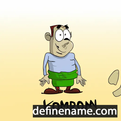 cartoon of the name Komron