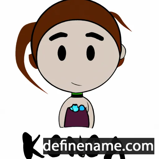 cartoon of the name Kona