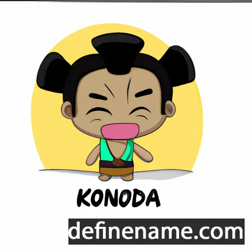 cartoon of the name Konadu