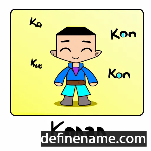 cartoon of the name Konan