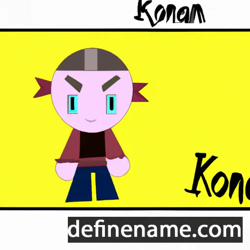 cartoon of the name Konan