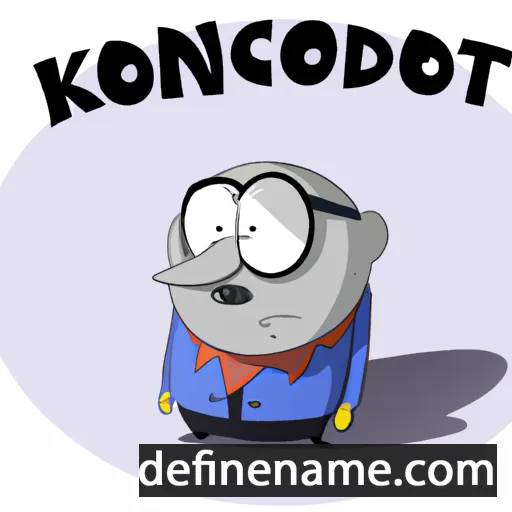 cartoon of the name Kondratiy