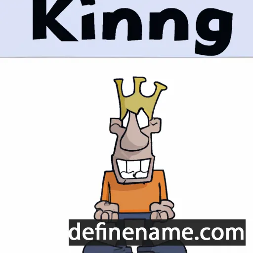 cartoon of the name Koning