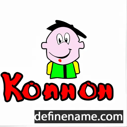 cartoon of the name Konnien