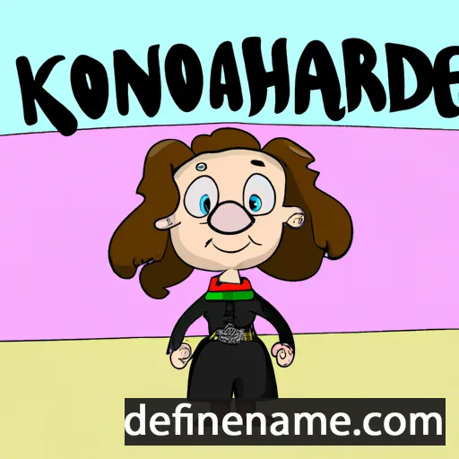 cartoon of the name Konradine