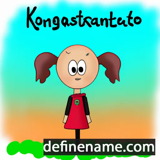 Konstancia cartoon