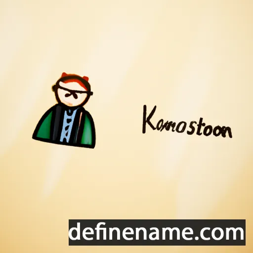 cartoon of the name Konstanza