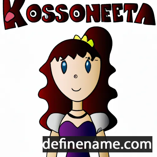 cartoon of the name Kontessa