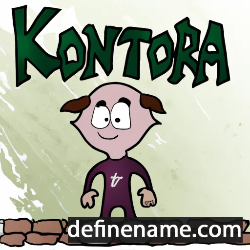 Kontra cartoon