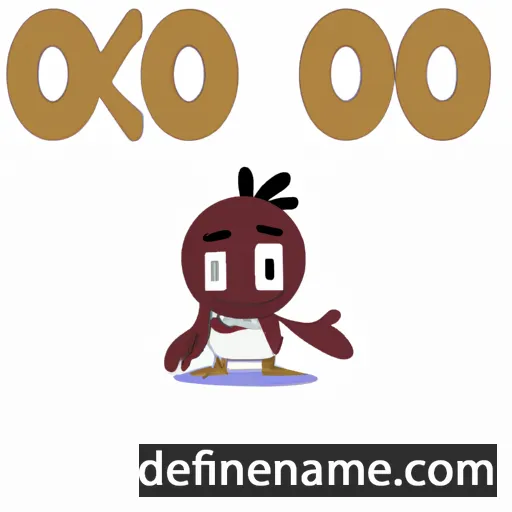 cartoon of the name Ko’oko’o