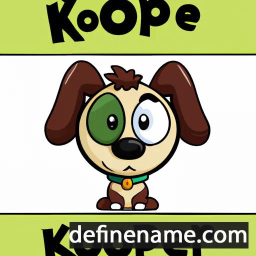 cartoon of the name Kooper