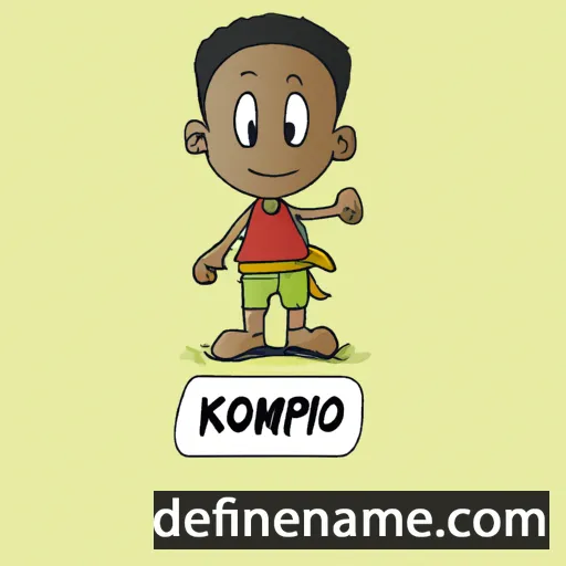 cartoon of the name Kopano