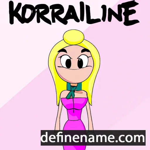 cartoon of the name Koraline