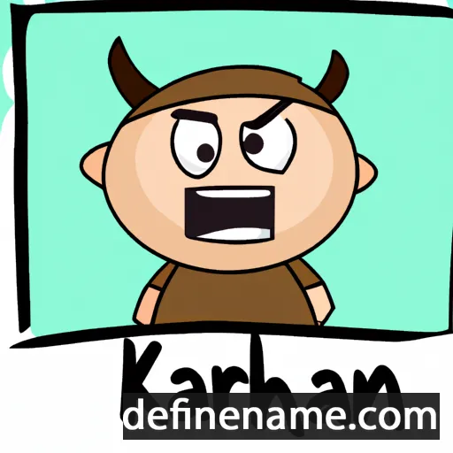 cartoon of the name Korban