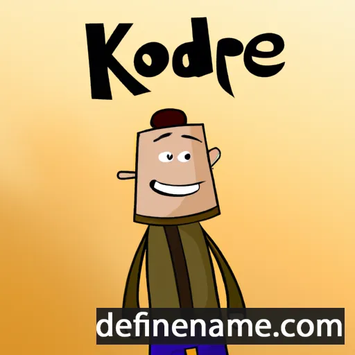 cartoon of the name Kordae