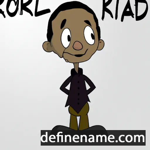 cartoon of the name Kordell