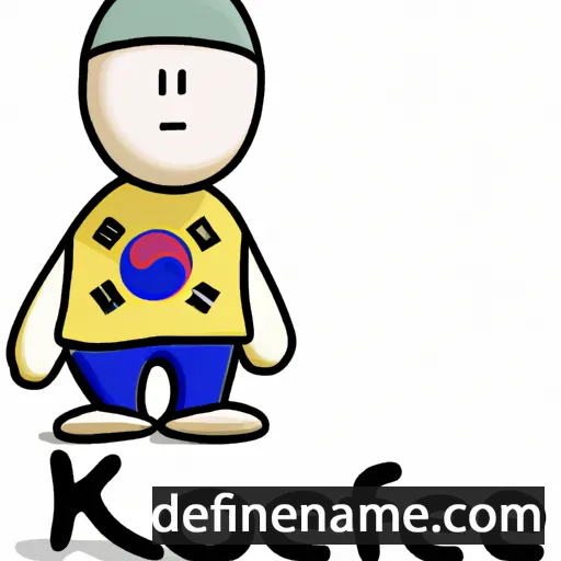 cartoon of the name Korea