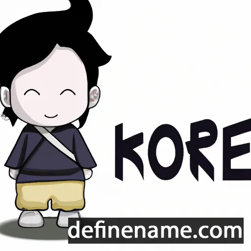 cartoon of the name Korei