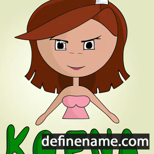 cartoon of the name Korena